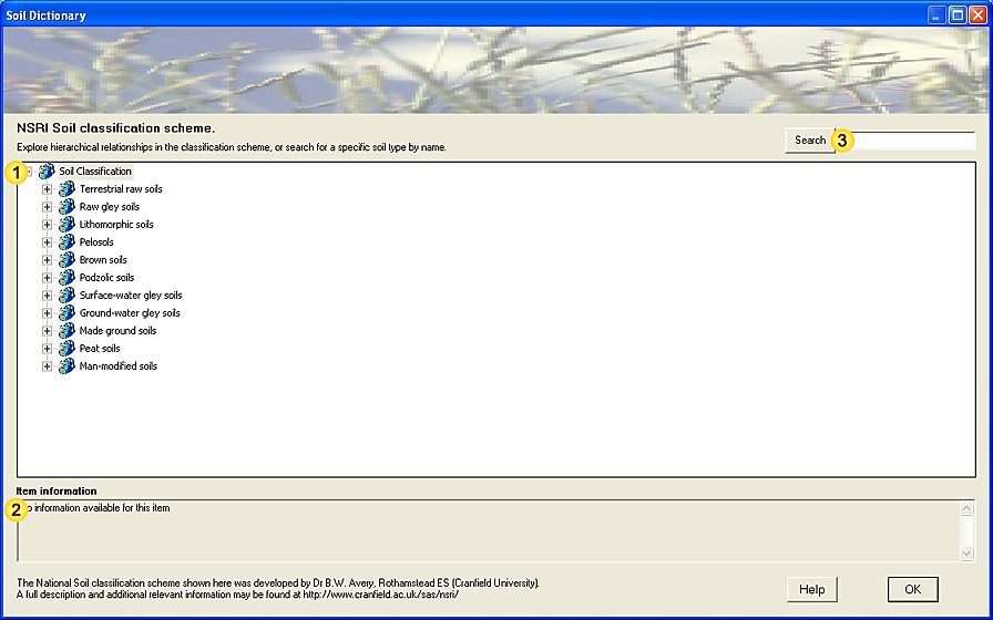 Soil database form