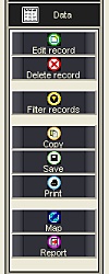 FieldNotes - Data mode task-bar