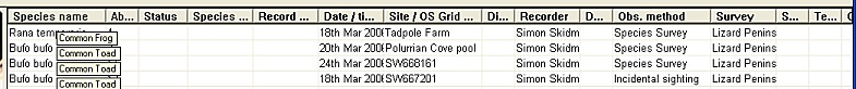 FieldNotes - Worksheet columns (Advanced)