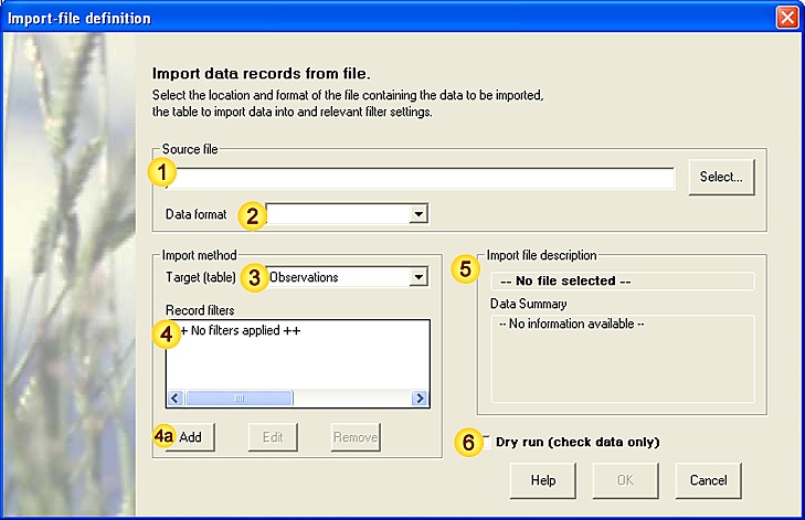 Import data Form